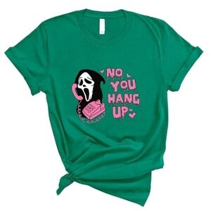 Scream Ghostface Green Graphic Tee